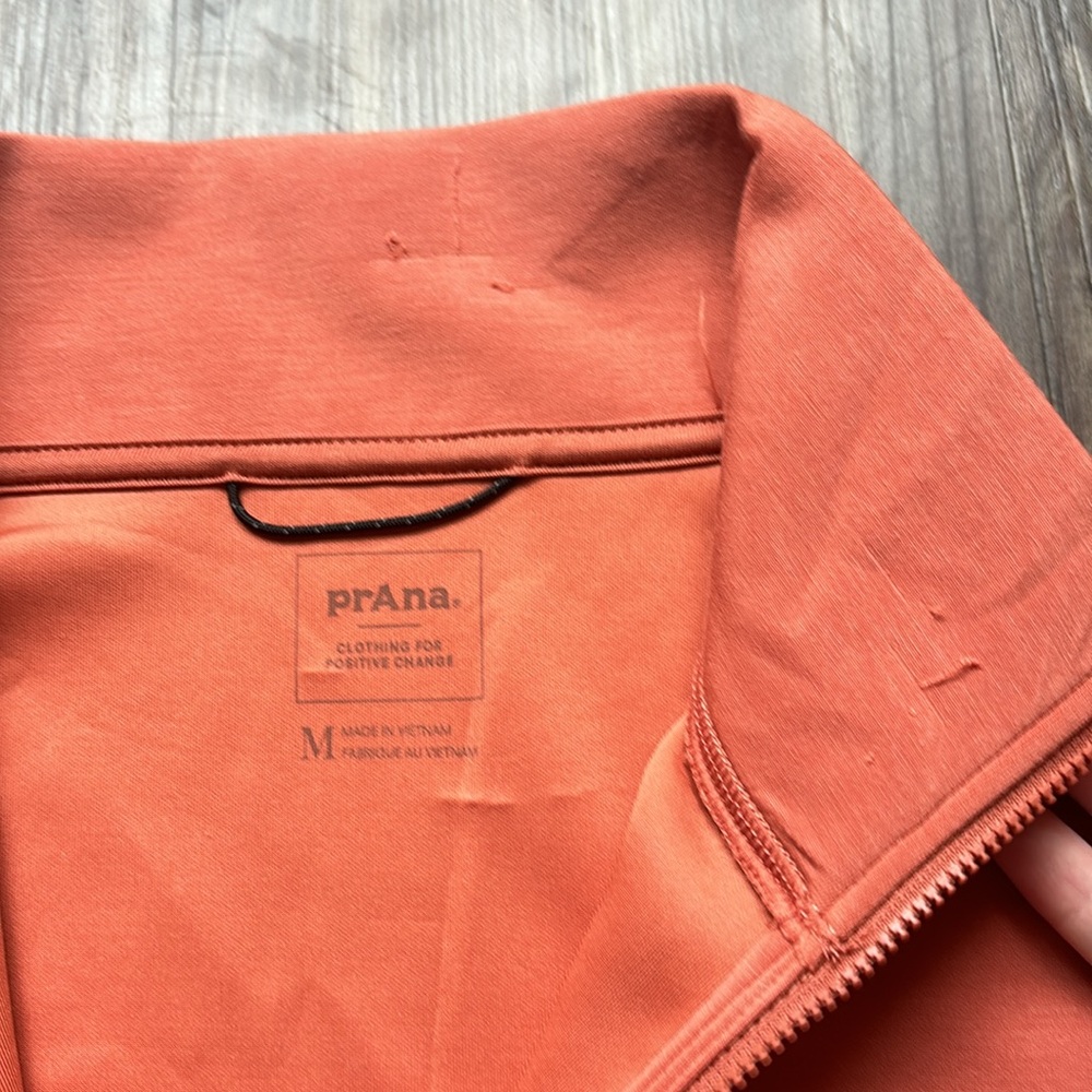 Prana Shea Halfzip Sweater in Terracotta - Picture 3 of 6